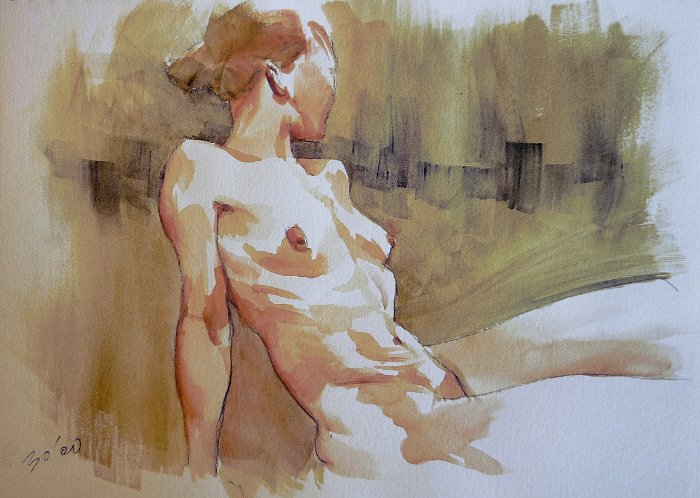 Nude_watercolor_by_feerikart